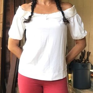 Off the shoulder bra top from VS size small white